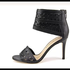 Via Spiga leather open toe sexy heels