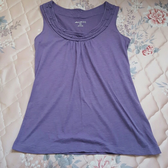 Eddie Bauer Lilac Color Sleeveless Top