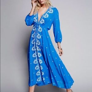 Free People Embroidered Fable Dress