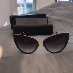 Dita Heartbreaker Sunglasses 18k gold Stone Grey