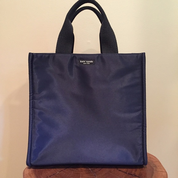 Vintage Navy Blue kate spade Shopper Tote