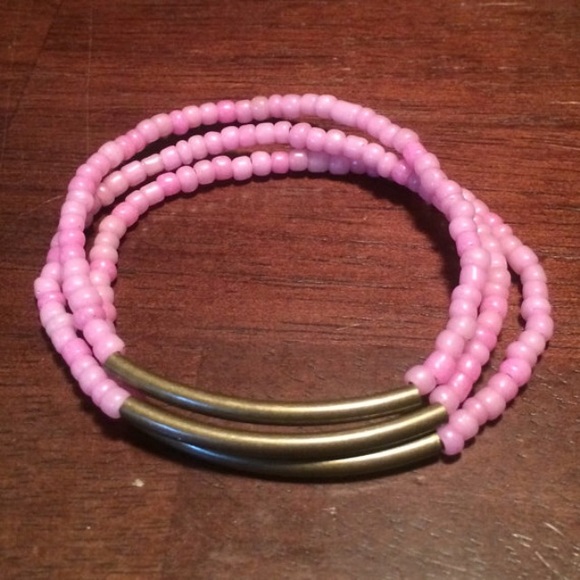 Handmade seed bead bracelet - set of 3 - Picture 1 of 1