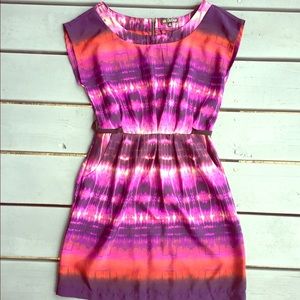 Purple and black dress. Size Med