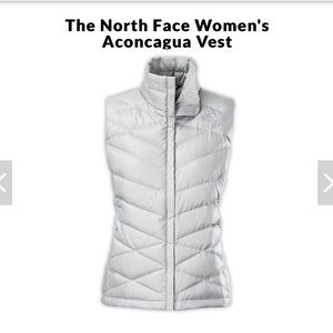 Perfect condition grey north face vest