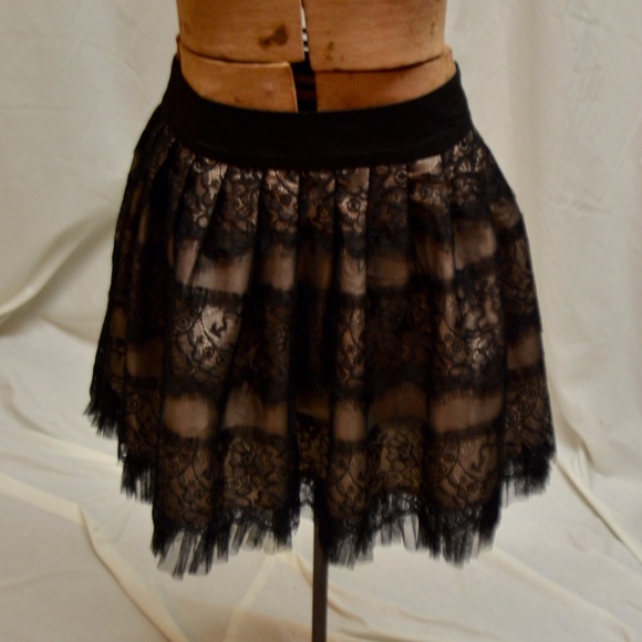 Black Lace skirt