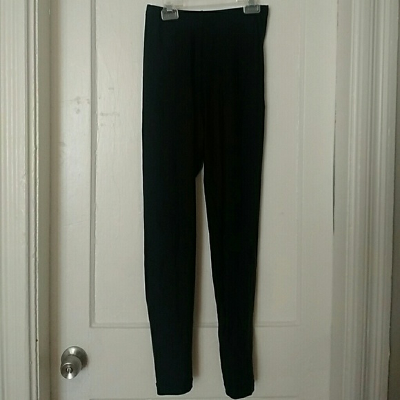 American Apparel Shiny Nylon Tricot Leggings (L)