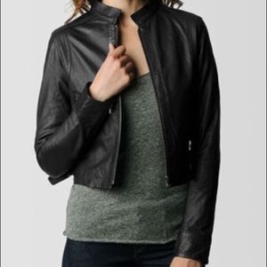 True Religion women's lamb leather Moto jacket XS