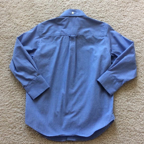 👫GAP Kids Non-Iron Solid Poplin Shirt Size XS & M - Picture 3 of 3