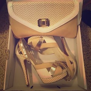 Aldo Lovolo High Heel Set - Size 8.5 w/Purse