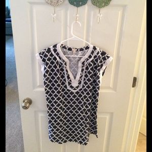 J. Crew blue and white sundress