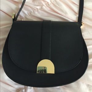 Black Zara Saddle Bag