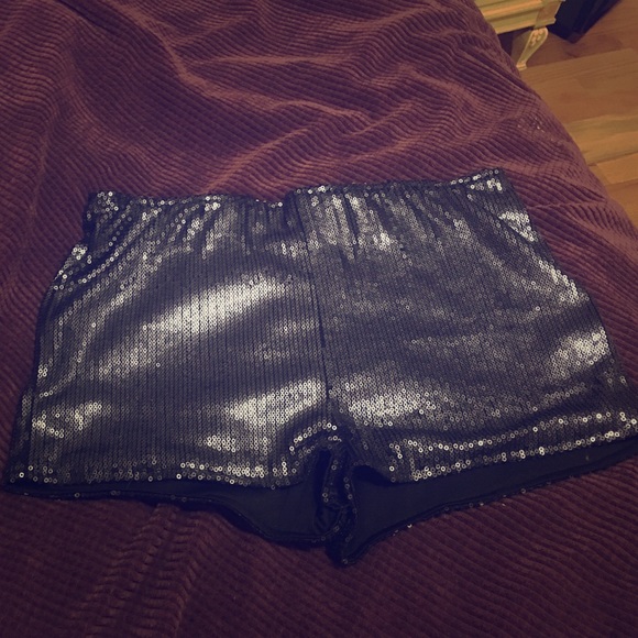 Sequin shorts