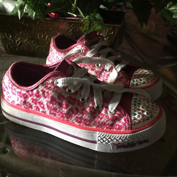 Skechers Twinkle  Toes size 1 girls - Picture 1 of 4