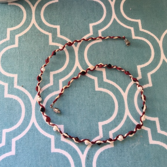 Pearl & crystal necklace