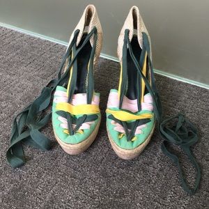 Stella McCartney, espadrille type shoes, Size 7.5