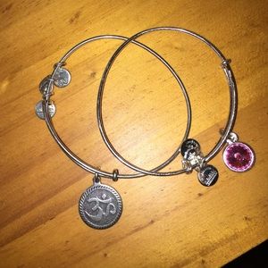 2 Alex and Ani bracelets