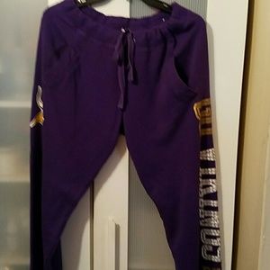 Victoria's Secret Pink purple sweat boy friend