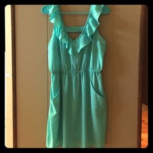 Turquoise Casual Cocktail Dress