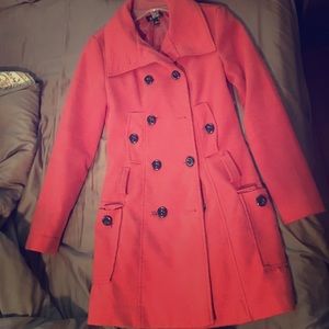 Orange size small coat