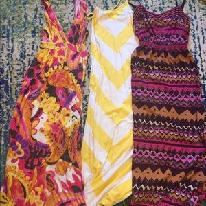 gap and Ann Taylor maxi dress bundle size small