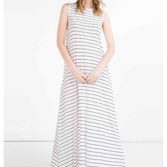 NWT Zara Stripe Maxi Dress S