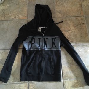 Two Victoria secret pink sweatshirts