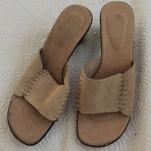 Sandal with 2 inch heel