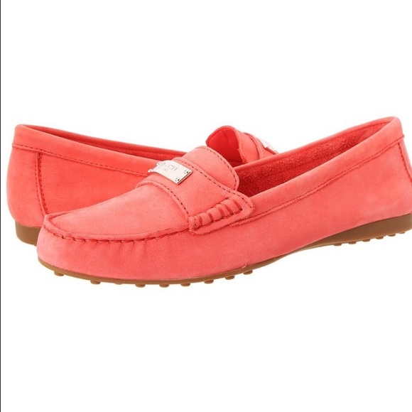 Coach Coral Suede Loafer