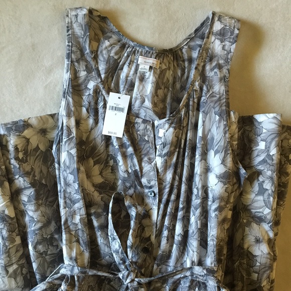 NWT- GAP Floral Button Up Dress