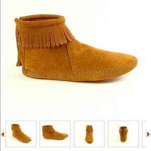 Minnetonka Moccasin Boots w/ hardsole