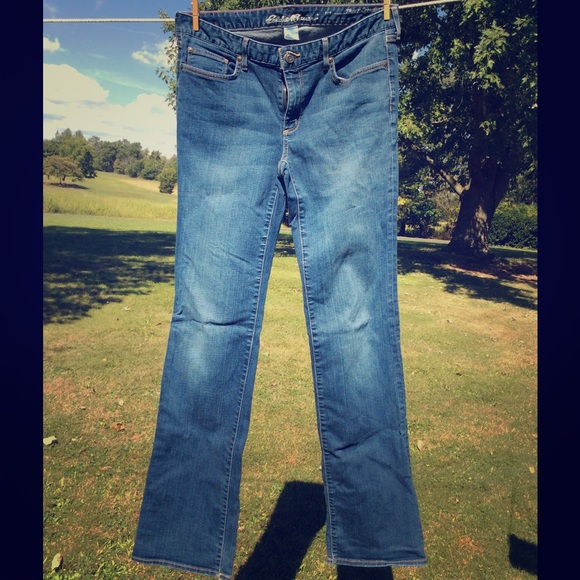 Eddie Bauer Truly Straight bootleg jeans 12T