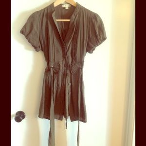 Olive Green Blouse, Medium