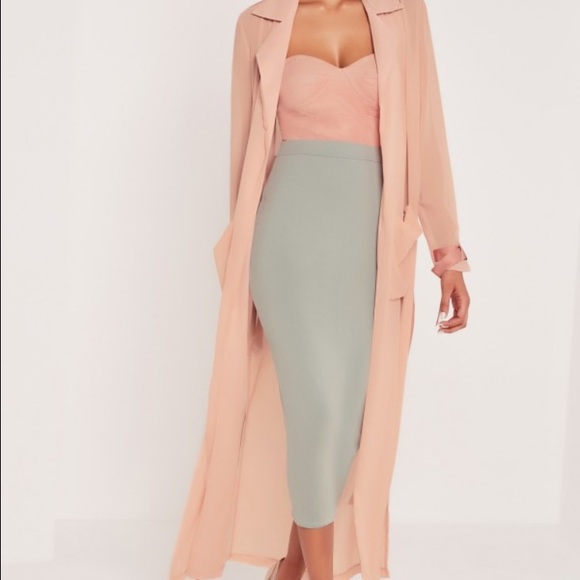 Missguided - Carli Bybel Maxi Duster Coat