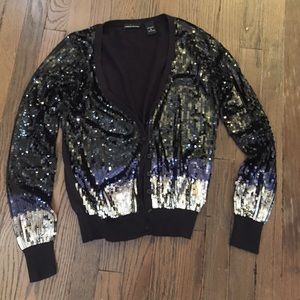 Sequined cardigan