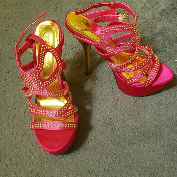 Pink stilettos