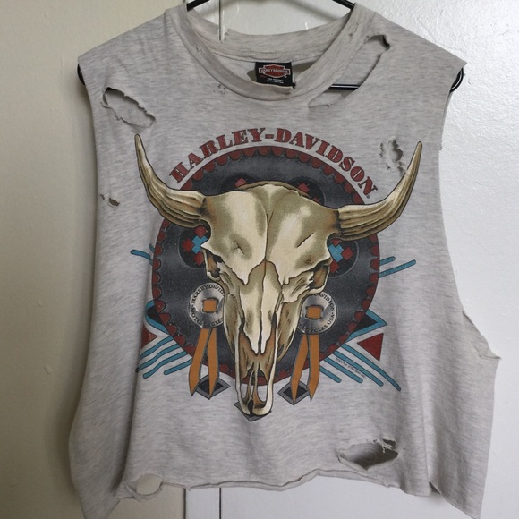 Vintage Harley Davidson muscle t
