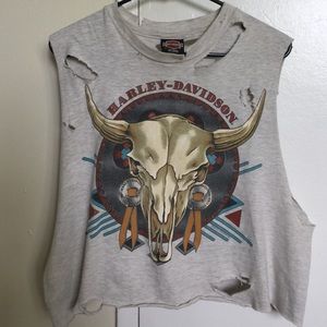 Vintage Harley Davidson muscle t