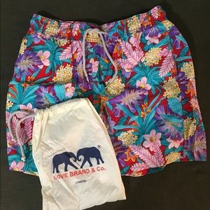 MEN'S SWIM TRUNKS BY LOVE BRAND & CO.