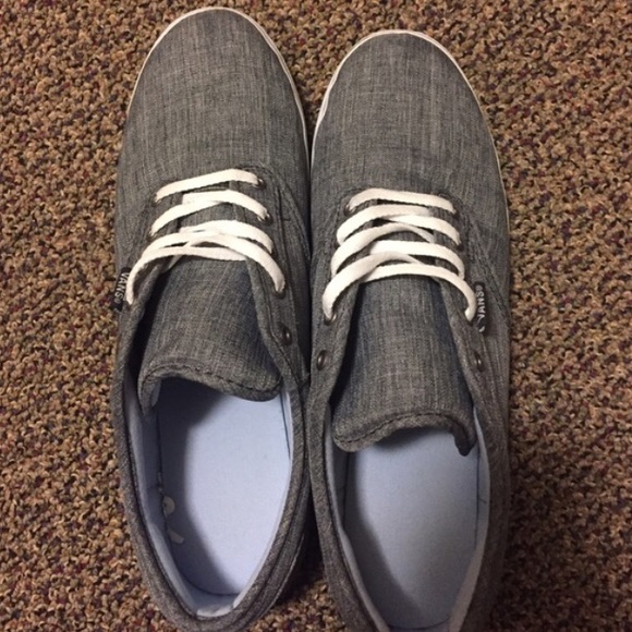 Vans Shoes - Grey Vans-Worn once!