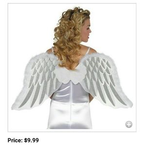 White Marabou Angel Wings