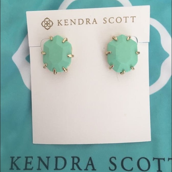 SOLD! Kendra Scott Mint Morgan earrings