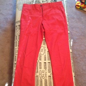 Gap men's slim fit red chinos