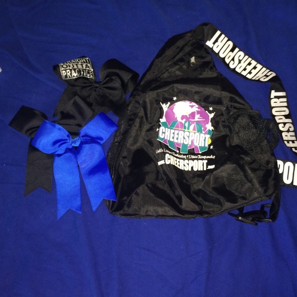 Cheerleading Bows And Bag Bundle