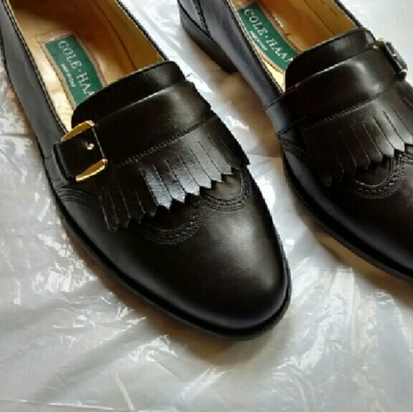 Cole Haan Black Leather Dress Shoes