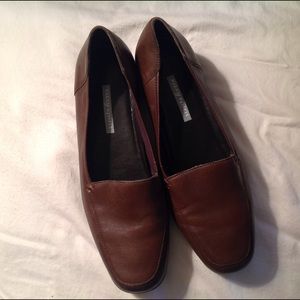 Brown slip-on shoe