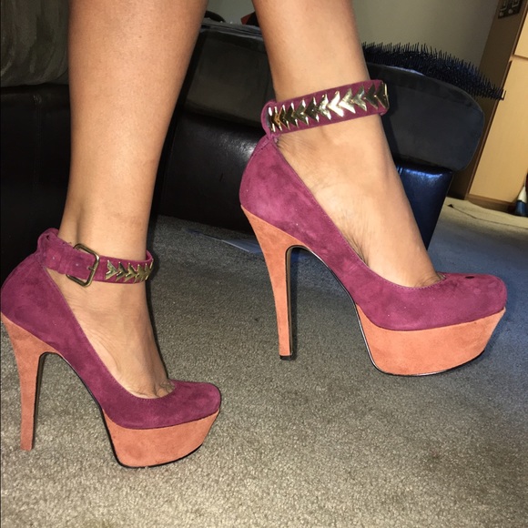 4" platform high heels