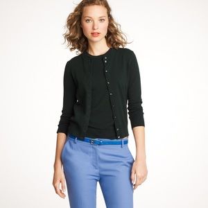 Black Jackie J. Crew Cardigan
