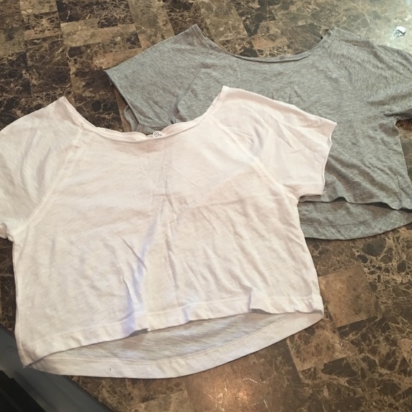 2 VS Pink Croptops