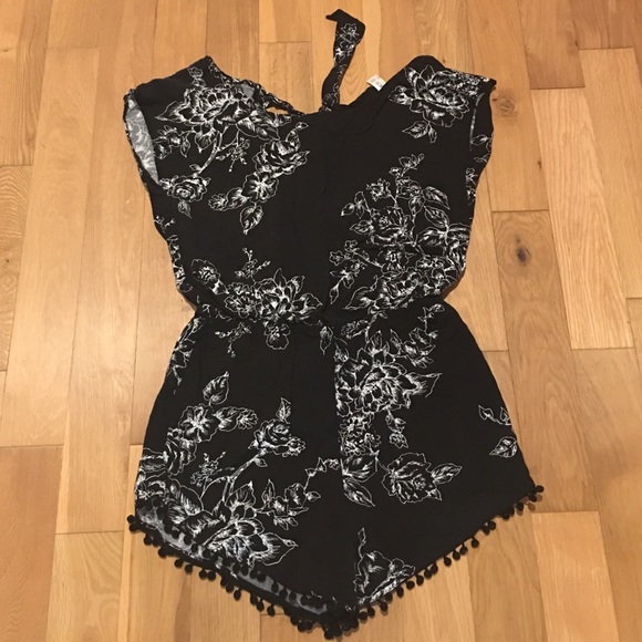Flowered Romper