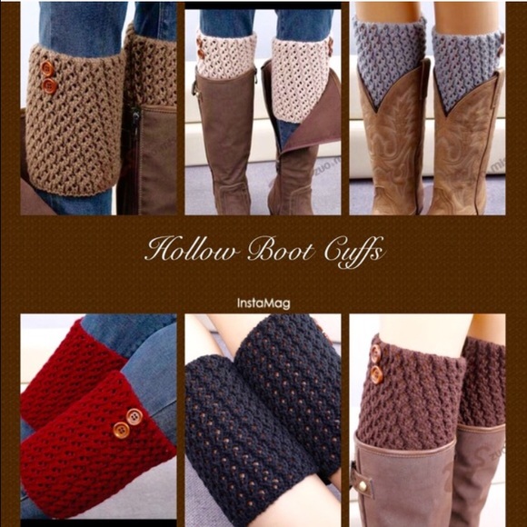 ! 2 for $8 ! Hollow Boot Cuffs - Picture 2 of 3